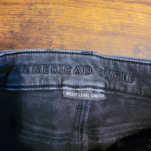 American Eagle Jeans 4 R Jegging Curvy Super Hi Rise Next Level Stretch Denim - Picture 4 of 12